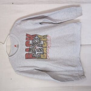Hanes Grey Screenprint KC Chiefs Back to Back Champs Sweatshirt Size Youth XL